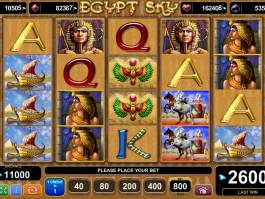Obrázek ze hry automatu Egypt Sky zdarma