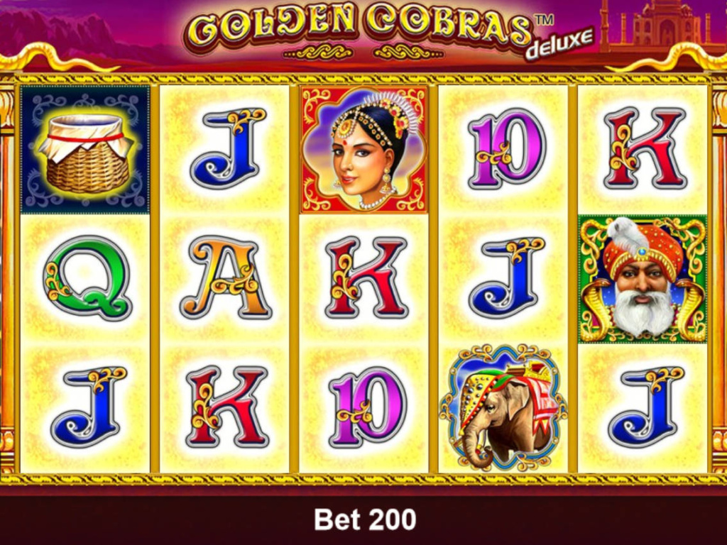 Automatová casino hra Golden Cobras Deluxe zdarma
