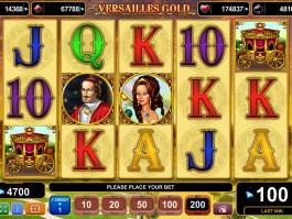 Online casino hra Versailles Gold zdarma, bez vkladu