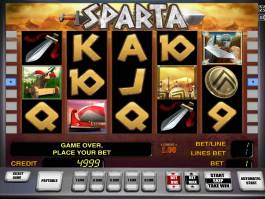 Online automat zdarma Sparta bez vkladu