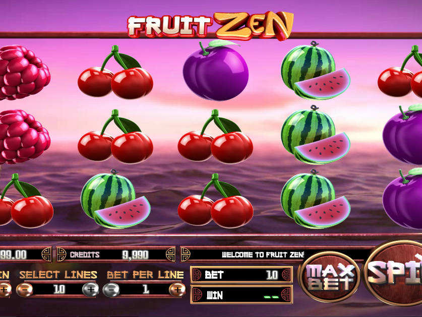 Casino automat Fruit Zen bez registrace
