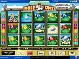 Casino automat Hole in One zdarma