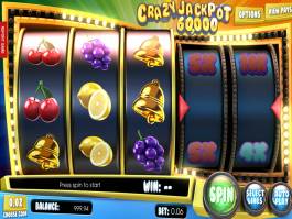 Herní automat Crazy Jackpot 60.000 zdarma