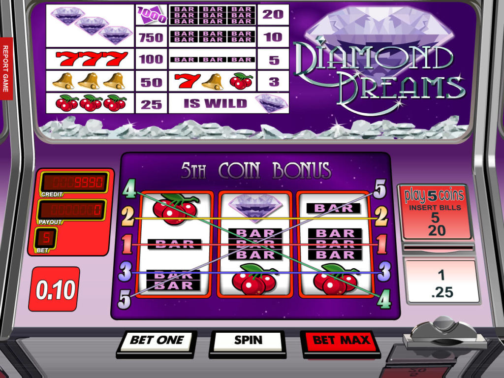 Online automat zdarma Diamond Dreams