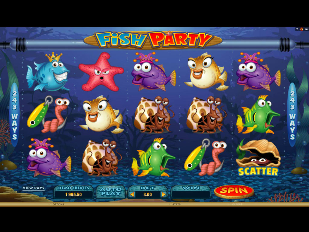 Herní automat online Fish Party