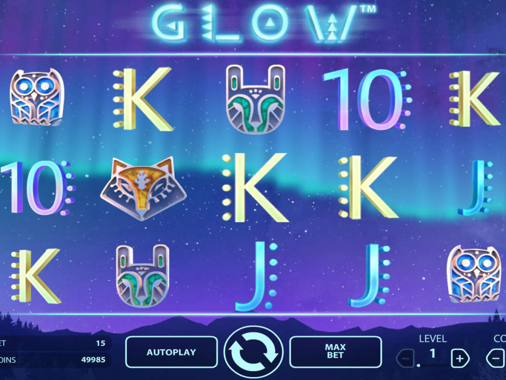 Obrázek ze hry automatu Glow online zdarma