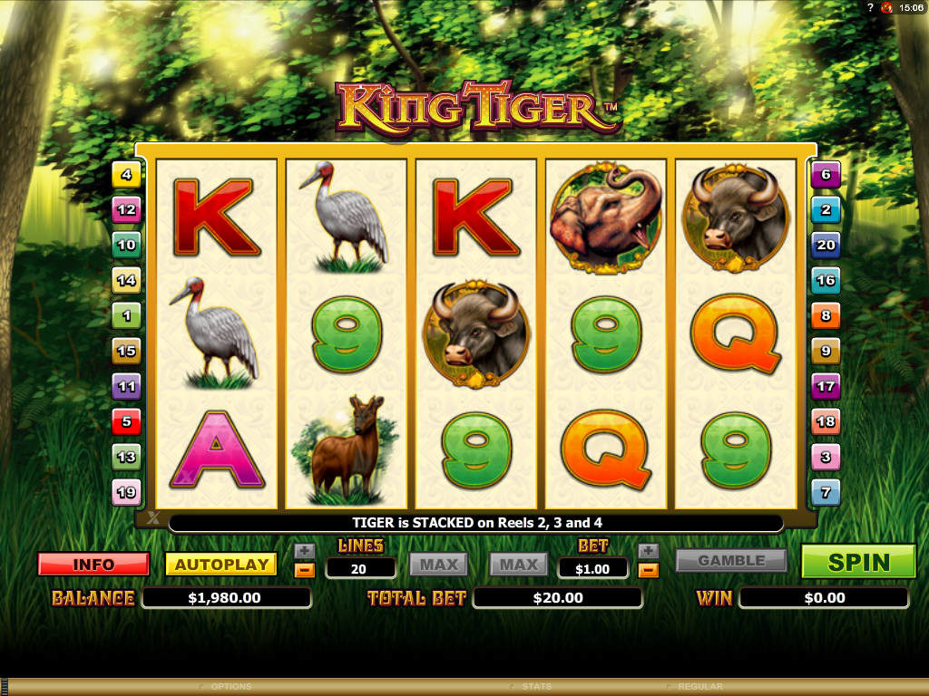 Herní online automat King Tiger zdarma