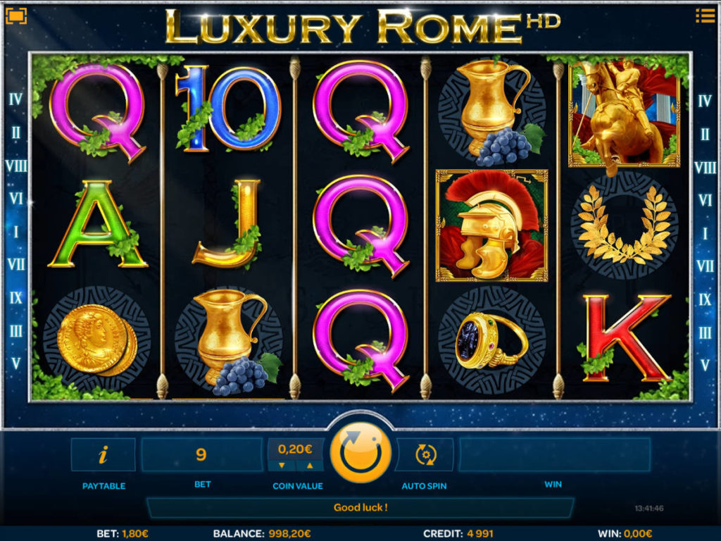 Automat Luxury Rome zdarma online