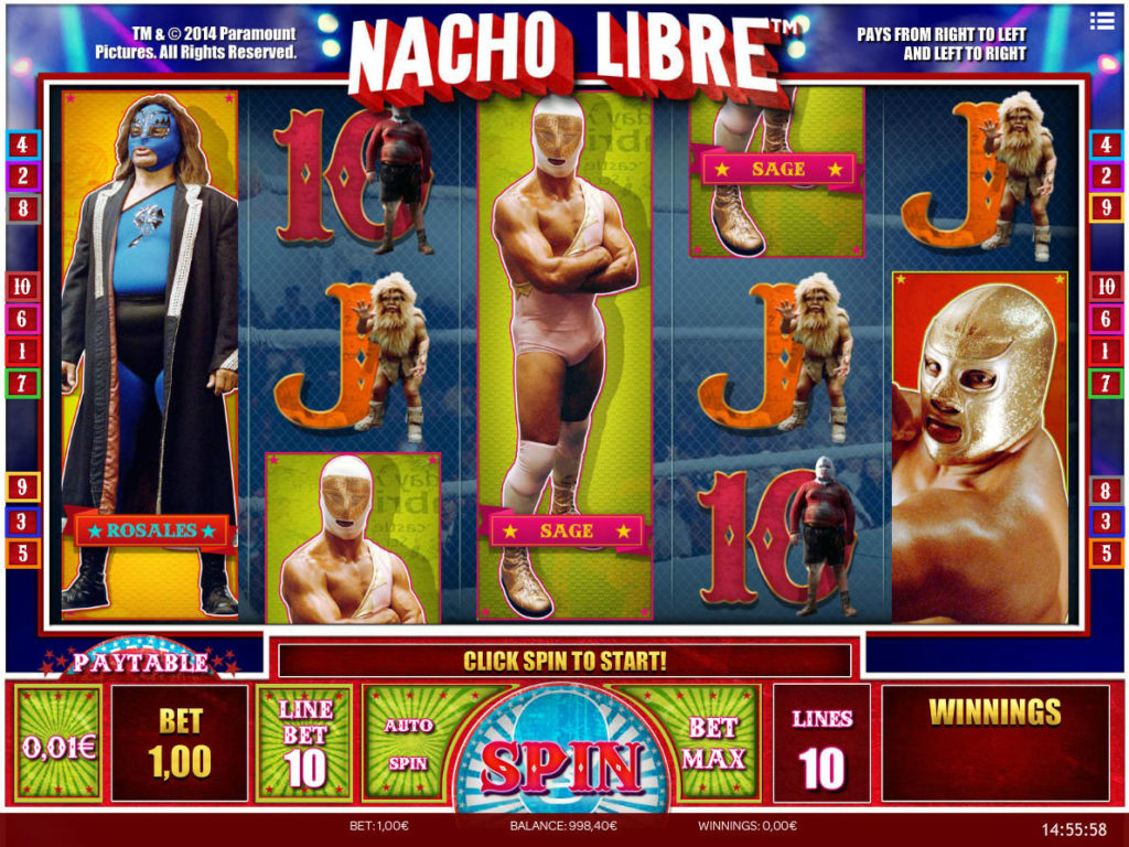 Nacho Libre výherní automat zdarma