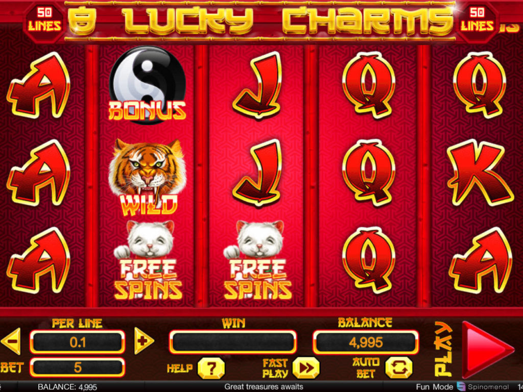 Zahrajte si casino automat 8 Lucky Charms