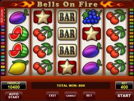 Zahrajte si online casino automat Bells on Fire zdarma