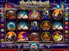 Obrázek z kasino hry automatu Bewitched zdarma
