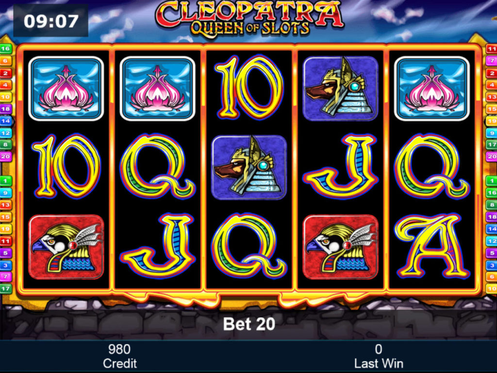 Hrací automat Cleopatra - Queen of Slots pro zábavu