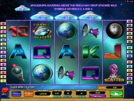 Herní kasino automat Cosmic Invaders