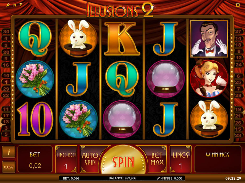 Online kasino automat Illusions 2