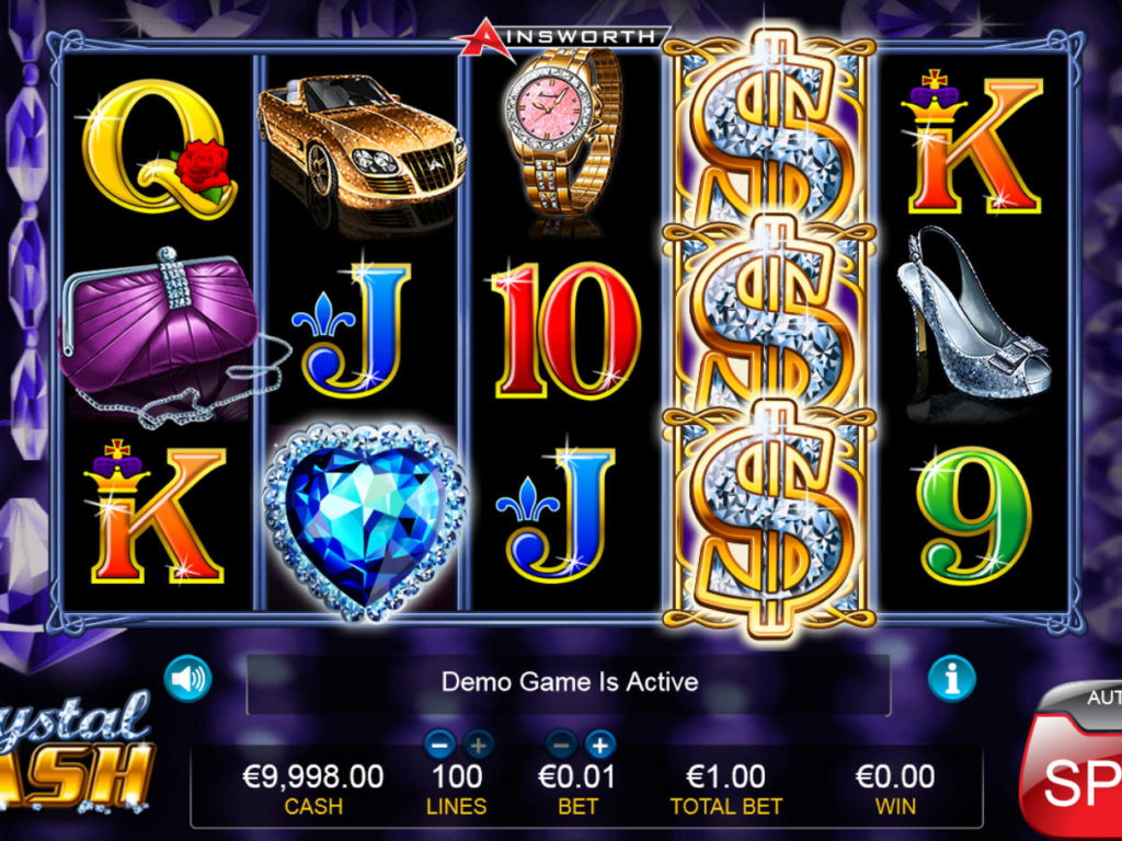 Online casino automat Crystal Cash zdarma