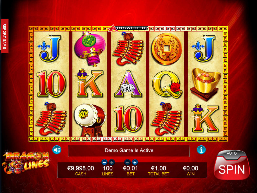Zahrajte si casino automat Dragon Lines online zdarma