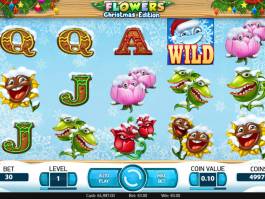 Casino automat Flowers: Christmas Edition zdarma, bez vkladu