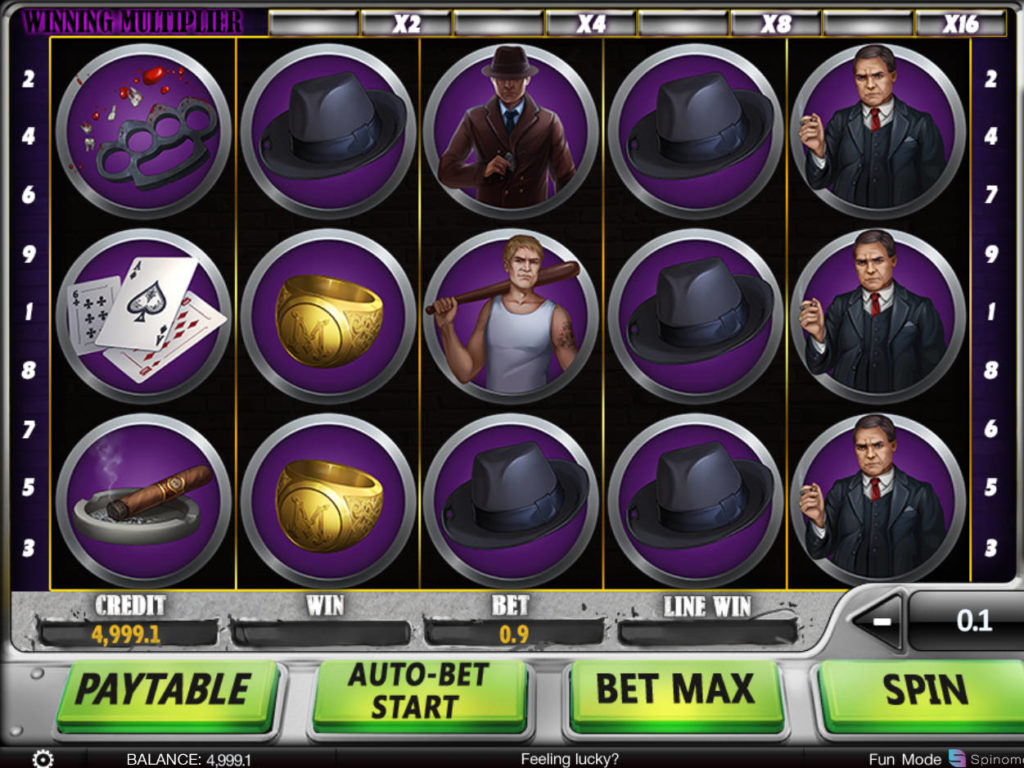 Zahrajte si online výherní automat Gangster's Slot zdarma