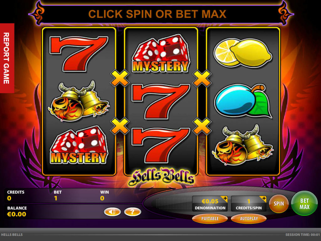 Roztočte casino automat Hells Bells online