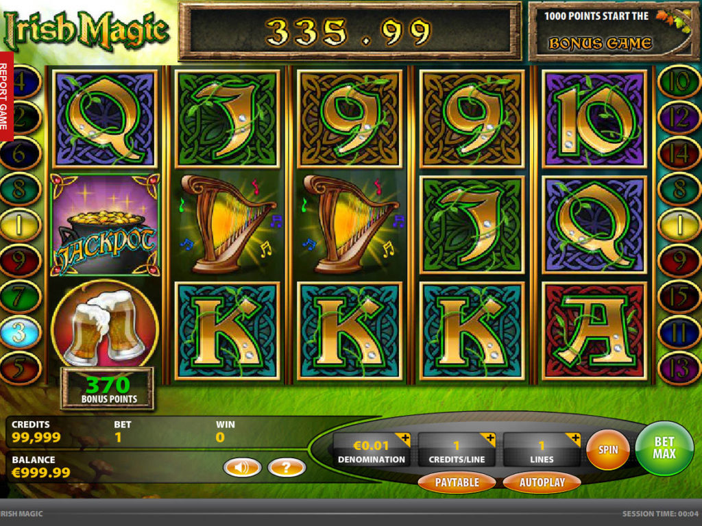 Obrázek automatové casino hry Irish Magic