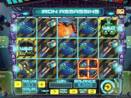Casino automat Iron Assassins od společnosti Spinomenal