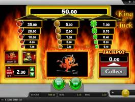 Online herní automat King of Luck zdarma