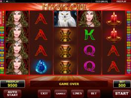 Casino automat Magic Owl bez vkladu