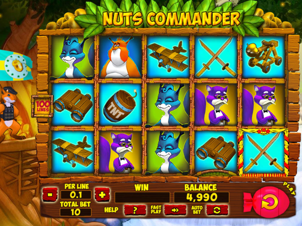 Online casino automat Nuts Commander