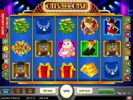 Online herní automat Cats and Cash bez registrace