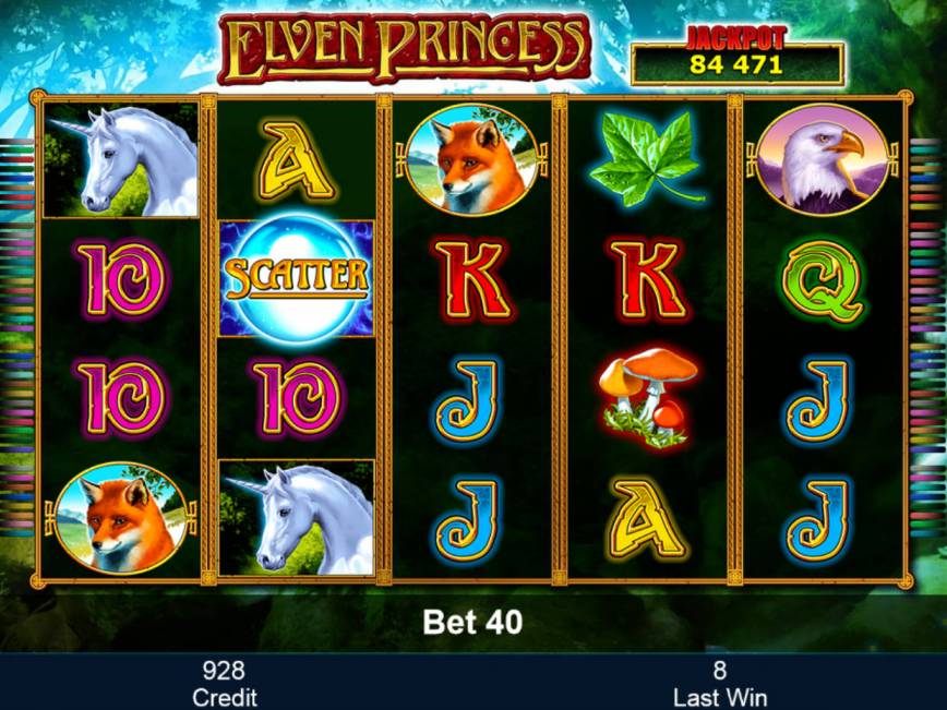 Zahrajte si casino automat Elven Princess