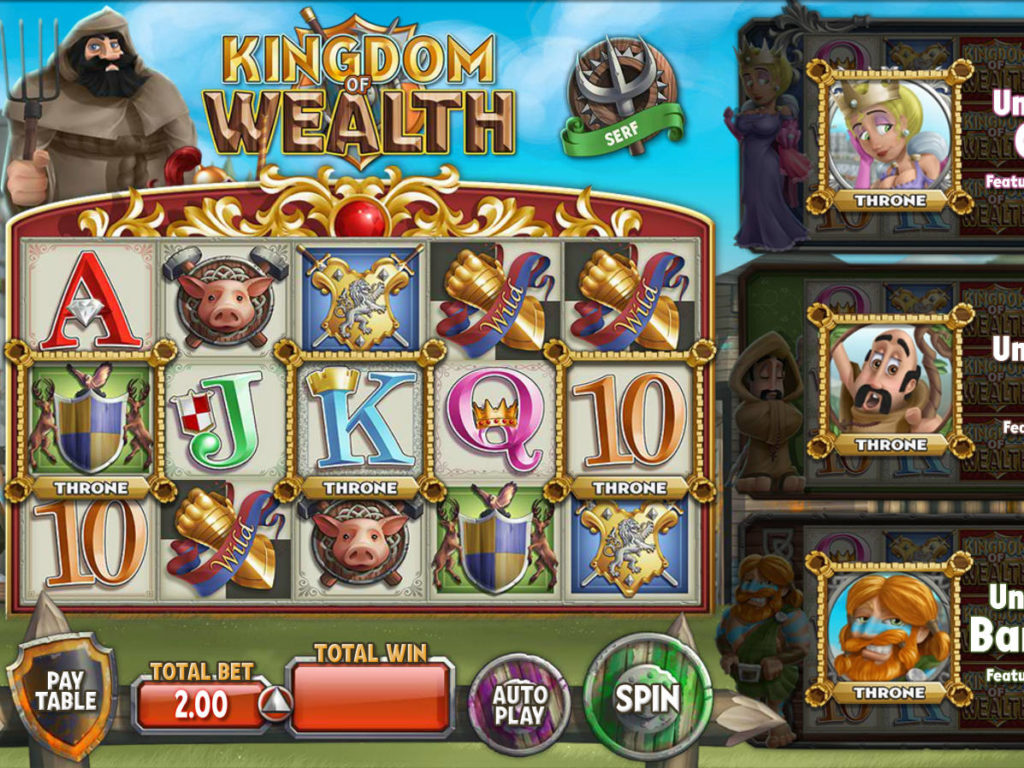 Zahrajte si casino automat Kingdom of Wealth zdarma