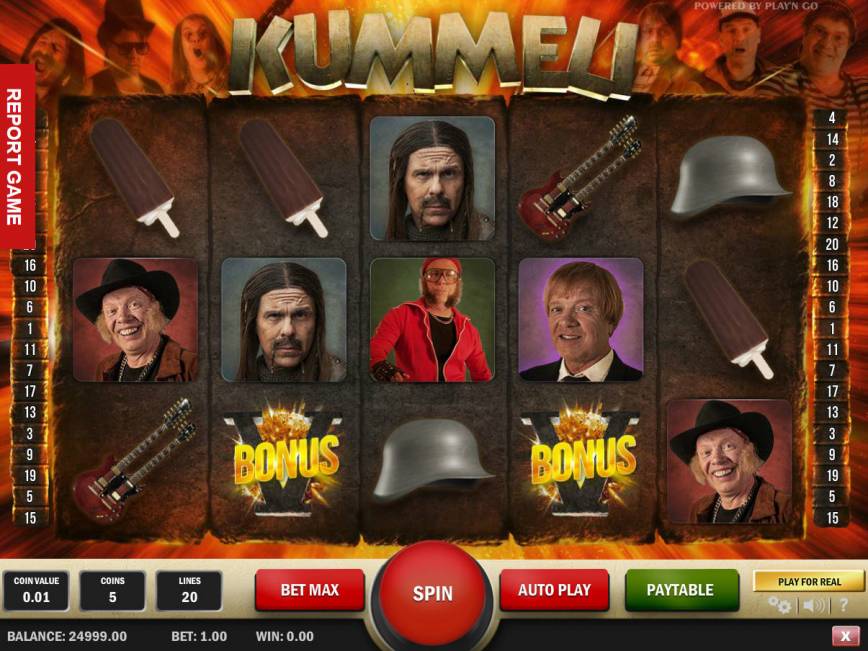 Zahrajte si online herní automat Kummeli zdarma