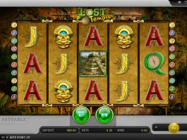 Online casino automat Lost Temple