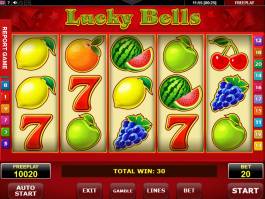 Online herní automat Lucky Bells bez vkladu