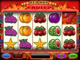 Zahrajte si automatovou casino hru Red Hot Fruits zdarma, bez vkladu