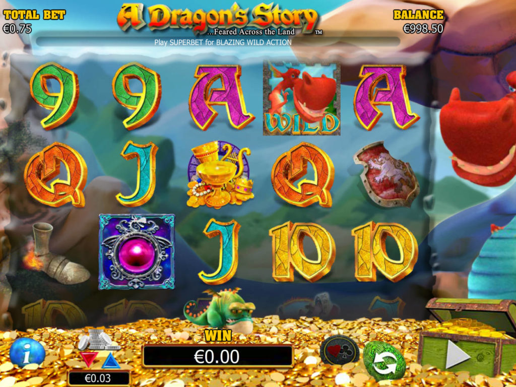 Zahrajte si herní automat A Dragon's Story online
