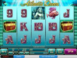 Online herní automat Atlantis Queen