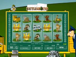 Online herní automat Battleground Spins