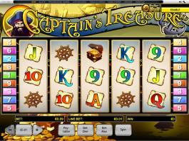 Casino automat Captain's Treasure Pro bez vkladu, od společnosti Playtech