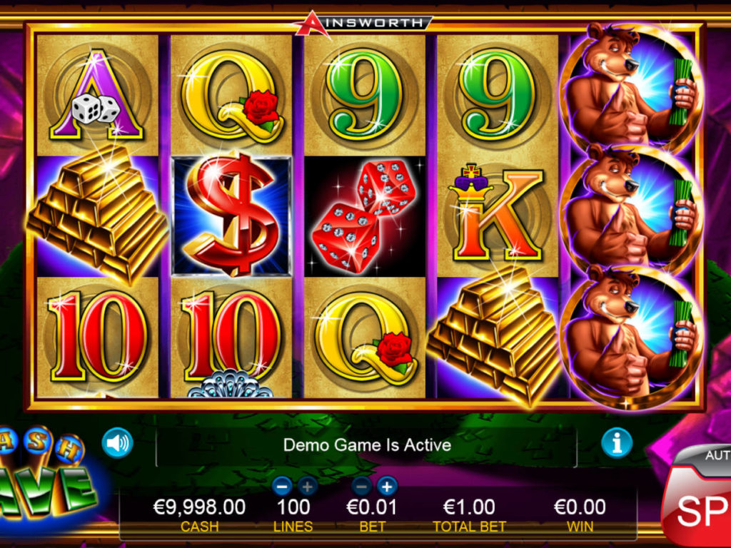 Roztočte online casino automat Cash Cave zdarma