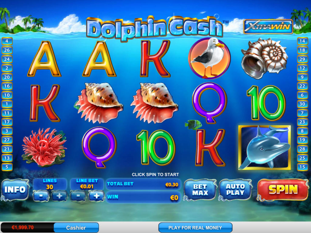 Herní automat Dolphin Cash bez vkladu
