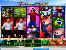 Online casino automat Football Carnival