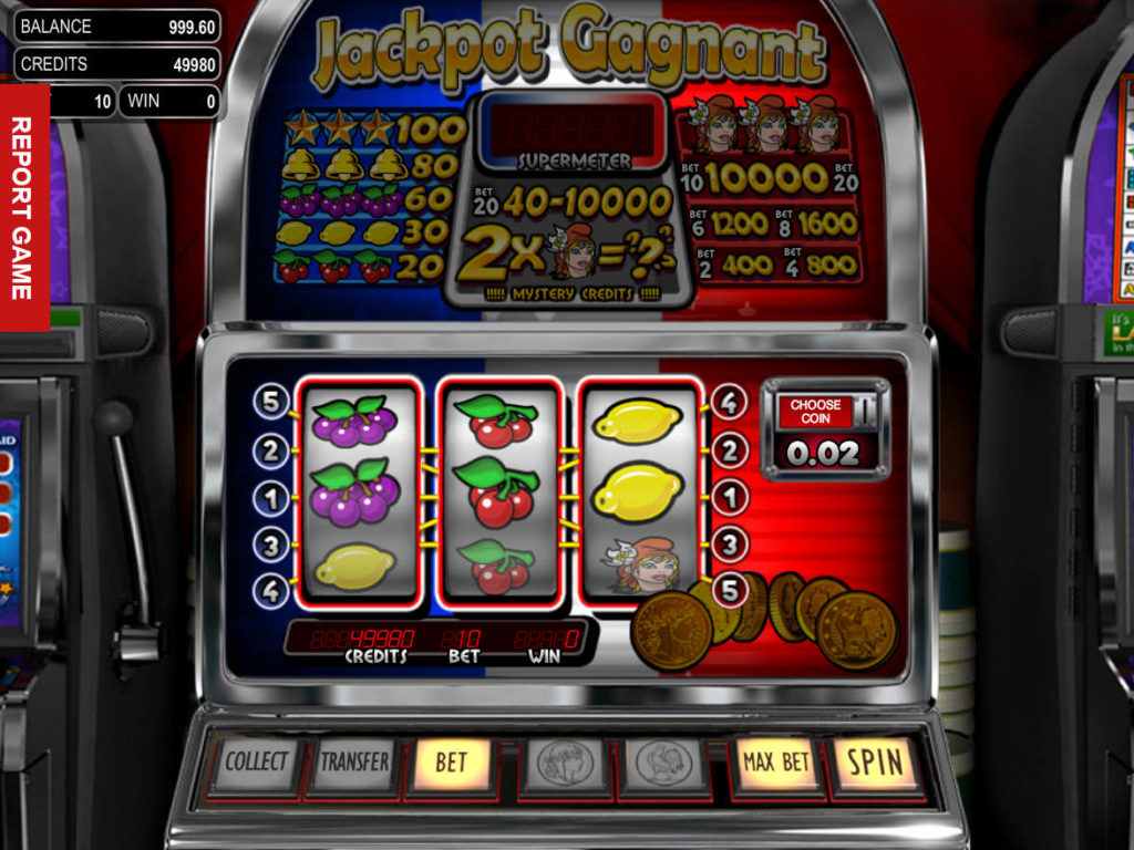 Obrázek z online casino automatu Jackpot Gagnant zdarma