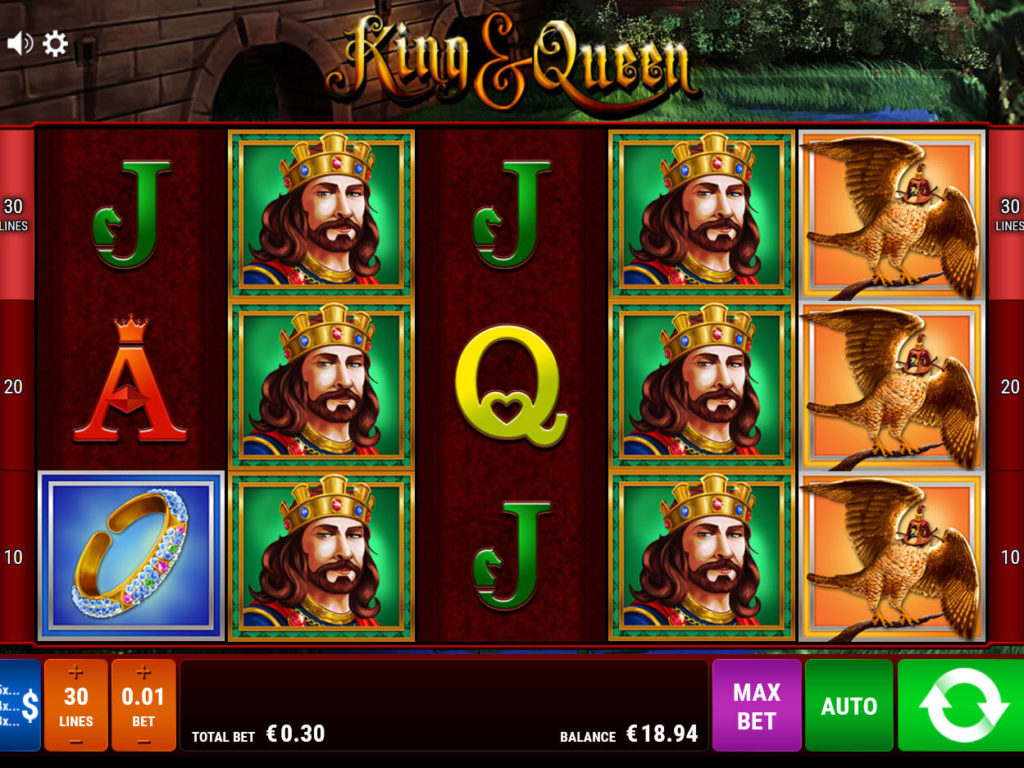 Casino automat King & Queen online