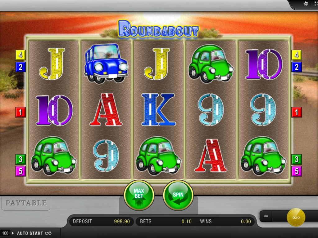 Casino automat Roundabout zdarma