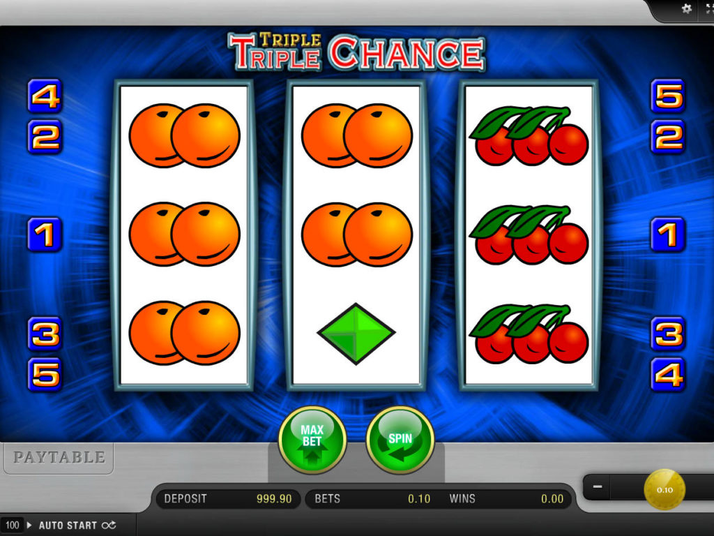 Online casino automat Triple Triple Chance