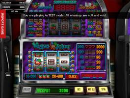 Obrázek z online casino automatu Vegas Joker
