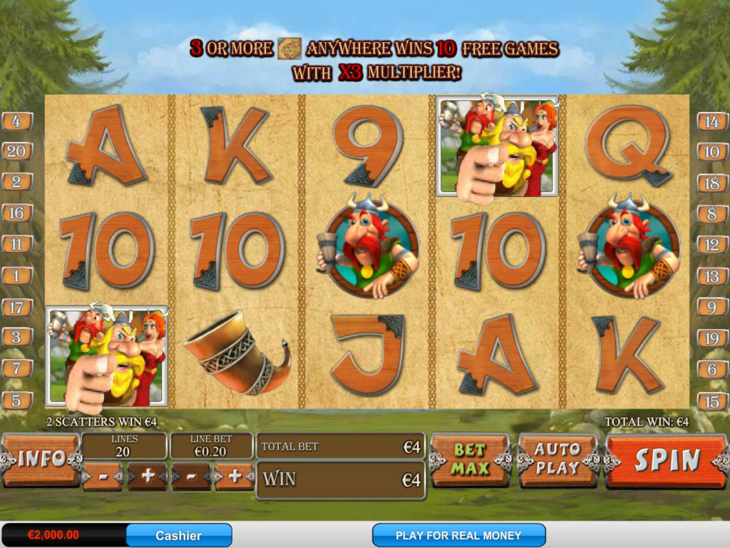 Online casino automat Viking Mania bez vkladu