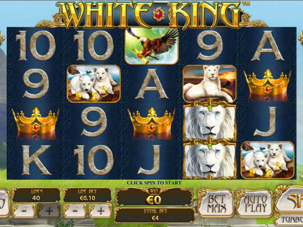 Zahrajte si online casino automat White King zdarma